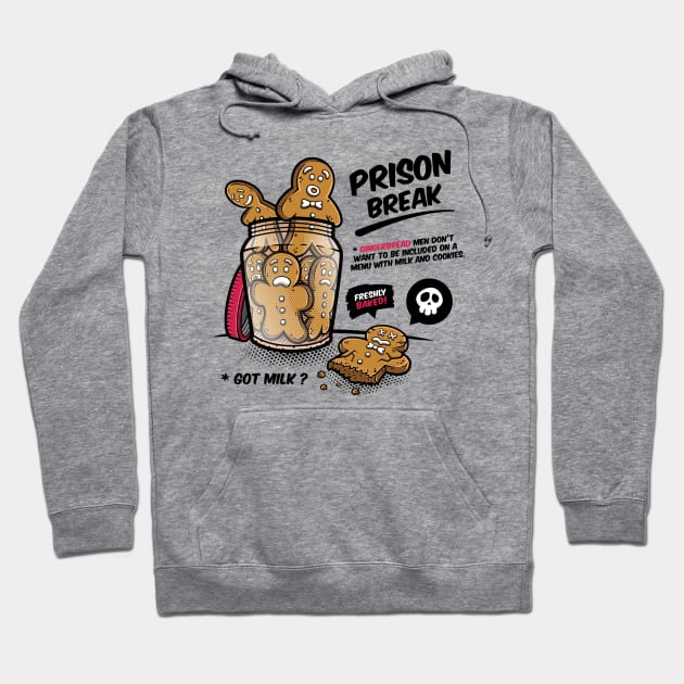 Prison Break - Gingerbread men Hoodie by Squinked